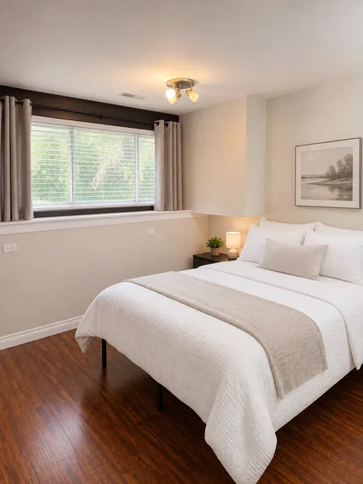 Styled bedroom