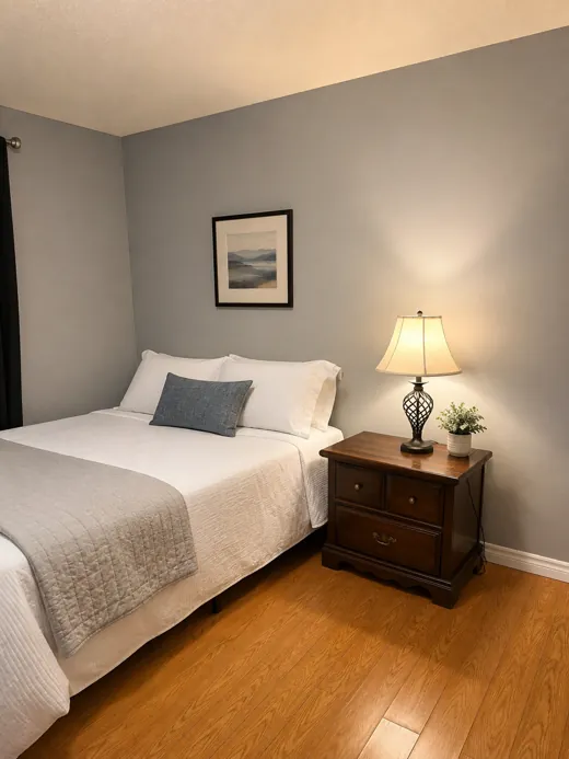 Styled bedroom